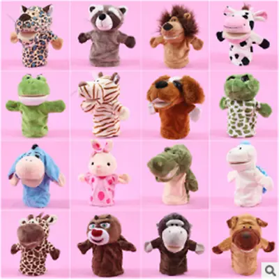 £5.27 • Buy New Animal Wildlife Hand Glove Puppet Soft Plush Puppets Kid Childrens Toy