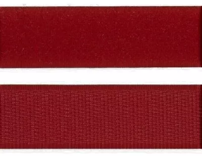 VELCRO® Sew On - Hook & Loop Tape - 1mt X 50mm - Red - Genuine Brand • $14.95