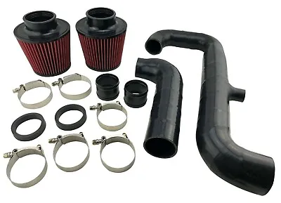 1.75  Relocated Silicone Hi Flow Air Intake Inlet Kit For 07-10 135i 335i N54 3L • $279.95