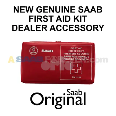 SAAB FIRST AID KIT Factory Dealer Accessory NEW GENUINE OEM 9-3 900 9-5 Aero • $35.99