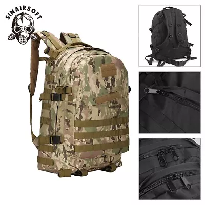 40L Outdoor Military Tactical Backpack Rucksack Camping Hiking Trekking Bags AU • $35.99