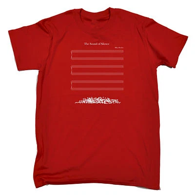 £8.97 • Buy The Sound Of Silence Musical Notes T-SHIRT Orchestra Musician Gift Birthday
