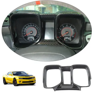 $48.99 • Buy For 2010-15 Chevrolet Camaro Instrument Dashboard Frame Cover Trim Carbon Fiber