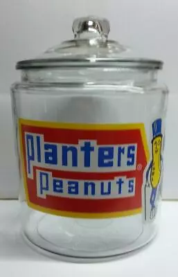 Super Rare Giant Planters Peanut   Mr Peanut   Glass Counter Jar • $125