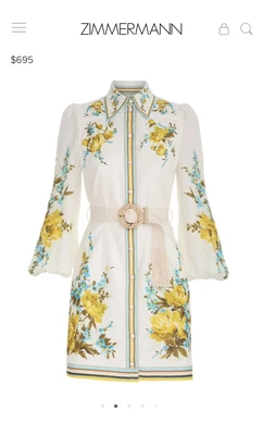 $590 • Buy Zimmerman Dress Women’s - Size 3 - Brand New With Tags Attached