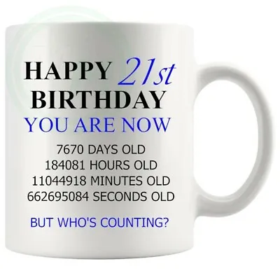 £5.95 • Buy Birthday Mugs For Him Or Her And All Ages Gifts For Him Her Friends Colleagues