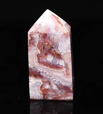 NATURAL Beautiful Mexican Crazy Agate Geode QUARTZ CRYSTAL Tower Point HEALING • $1.51