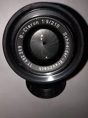 Dusty! Vintage G-Claron 9; 210 Schneider-Kreuznach Lens- Works Great • $1000