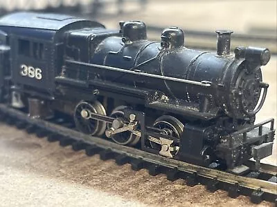 N Scale Steam Locomotive #386 0-6-0 Baltimore & Ohio AURORA 4830 • $11.50