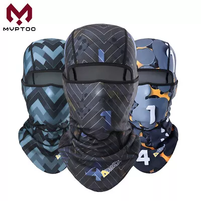 Winter Balaclava Windproof Ski Motorcycle Full Face Mask Neck Warmer Hood Hat • $12.99