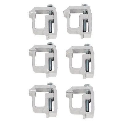 6Pcs Truck Cap Topper Camper Shell Mounting Clamps Heavy Duty Aluminum TL-2002 • $27.50