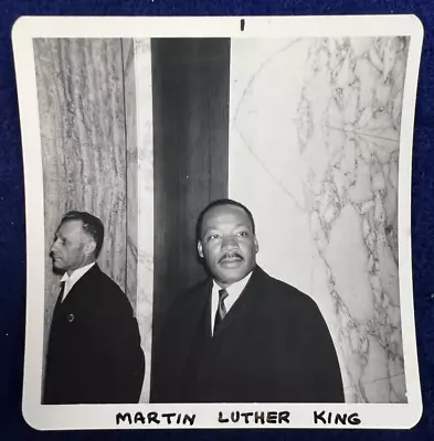 Vintage Martin Luther King Original Snapshot Photo Black Americana Vintage • $149