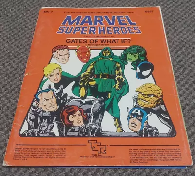 Gates Of What If? Marvel Super Heroes RPG 6867 MH-9 With/ Map • $37.95