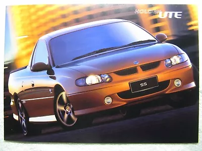 Holden Vt / Vu  Commodore  Ute Sales Brochure / 12 - 2000 / New Old Stock/ 18 P • $19.50