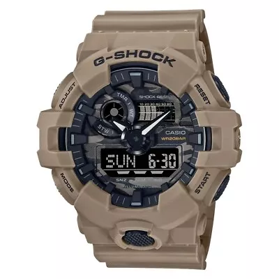 -NEW- Casio G-Shock Analog / Digital Tan Watch GA700CA-5A • $97.95