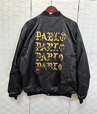 Kanye West Pablo Tour Jacket Black Cardinal XL Yeezy Hypebest Pop Up Shop (READ) • $44