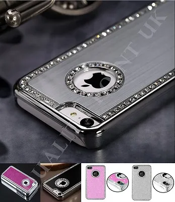 Bling Glitter Luxury Rhinestone Case For IPhone 5/5s Various Designs And Colours • £1.49