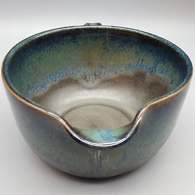 $29.95 • Buy Studio Art Drip Glaze Pottery 3-Cup Batter Bowl By Ronnie Payne, Emerson Georgia