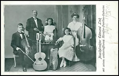 Music: Germany. Family Orchestra. Posted 1911. • £9.99