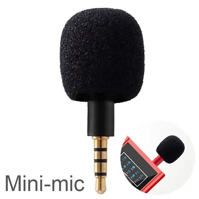 Mini 3.5mm Aux 4 Pole Condenser Microphone Karaoke Mic For Mobile Phone Computer • $6.75