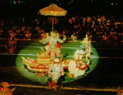 Postcard Khon Or Ramayana Mask Dance Staged At Phramaine Grounds 1982 • $4.99