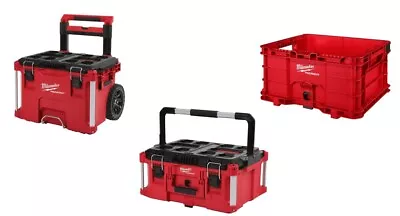 Milwaukee Packout Rolling Tool Box Large Tool Box & Crate Bundle • $273.94