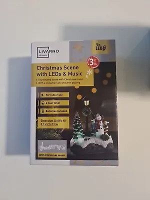 Livarno Christmas Scene With  Leds&Music • £10