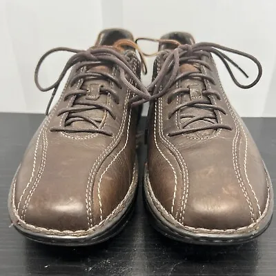 MBT Ajabu Mens Brown Leather Oxford Dress Shoes Size 41 Euro 7-7.5 US 400259-04  • $59.99