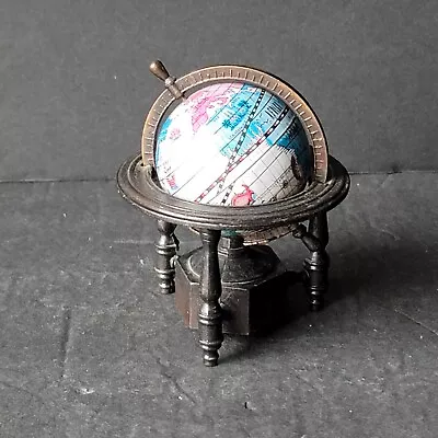 Collectible Miniature Globe Pencil Sharpener Metal • $15.95