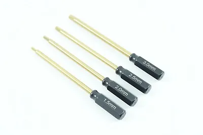Metric Hex Driver Speed Tip RC Power Tool Bits Set Of 4 (1.5 2.0 2.5 3.0 Mm) • $12.99