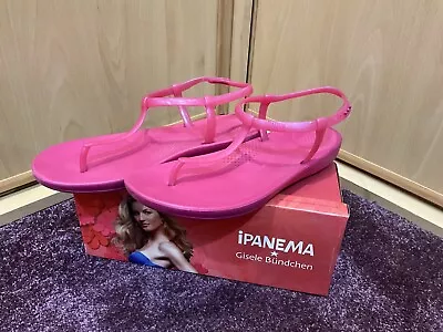 Ipanema Pink Flip Flop / Sandal Size 6 - In Box Excellent Condition • £12