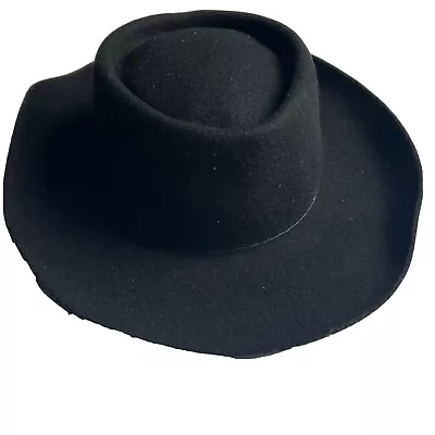 Vintage STETSON Stallion Dice Ladies Western Style Gambler Cowboy Hat Sz 7R Wool • $95