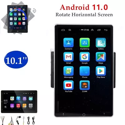 Vertical 10'' Touch Pad Android 11.0 Car Stereo Radio GPS Navigation WIFI 2+16GB • $127.86