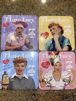 Drink Coasters  I Love Lucy  Early 1950's TV Series Memorabilia Set Of 4 • $9.99