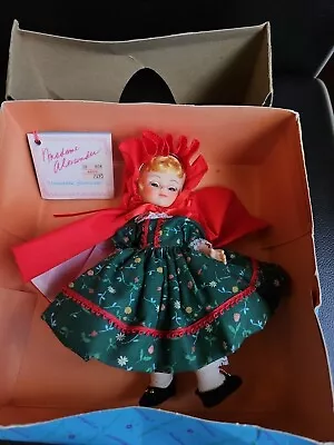 Madame Alexander Little Red Riding Hood 485 8  Doll Original Box Blonde Blue Eye • $25