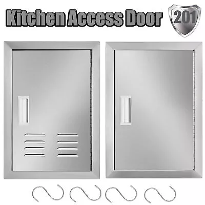 Outdoor Kitchen Doors 14W X 20H BBQ Access Door Stainless Steel For BBQ Island • $44