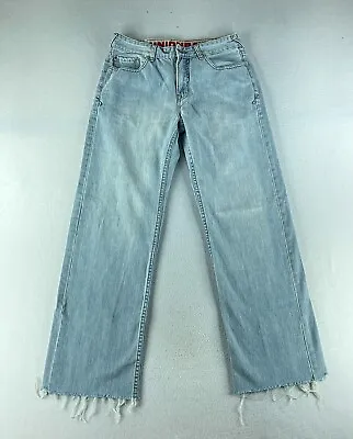 Unionbay Mens Jeans Blue Tag Size 32x32 (32x31) Straight Light Wash Denim • $18.78