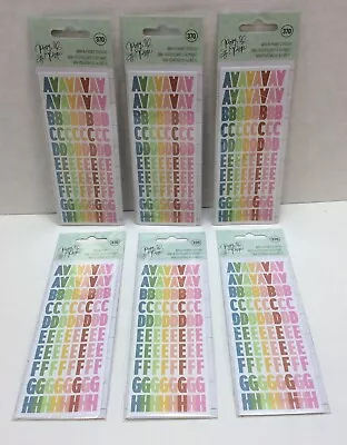 Posy Pop Mini Alphabet Stickers 2220 Stickers Colorful Free Shipping • $9.99