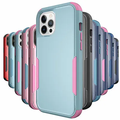 $6.61 • Buy Shockproof Defender Case For IPhone 13 12 Pro Max 11 XS XR 8 76 Heavy Duty Cover