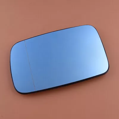 Blue Door Wing Mirror Glass Heated Left Side Fit For BMW E38 1995-01 E39 2000-03 • $16.74