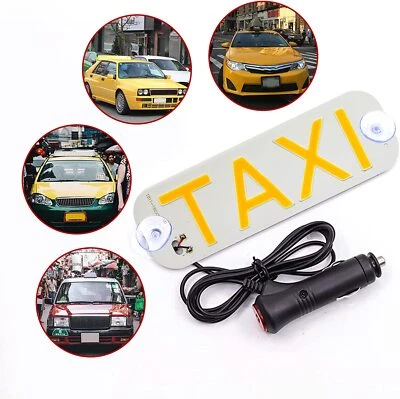 $15.95 • Buy DC12 Taxi Light Led Car Windscreen Cab Indicator Sign Lamp Windshield COB Driver