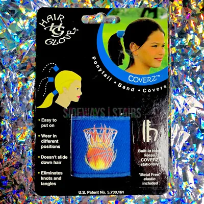 HAIR GLOVE COVERZ Ponytail Cover Sleeve Vintage Sportswear Basketball Fire RARE • $19.99