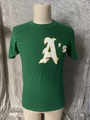 Vintage Green Oakland A’s Sport T-Shirt Large Single Stitch • $19.99