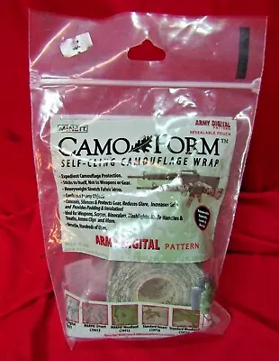 NIP Mcnett Camo Form Army Digital Self-Cling Rifle/Shotgun Wrap • $8.99