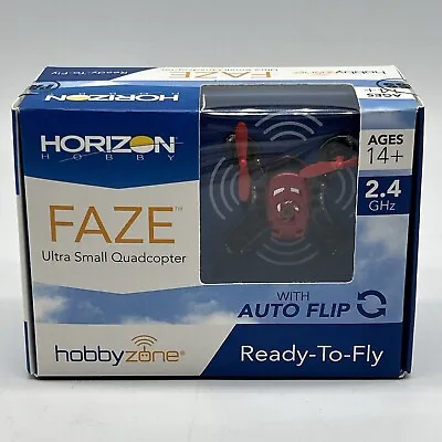 Horizon Hobby Faze Ultra Small Quadcopter HBZ8300 LNC RED DRONE RC MINI • $39.99