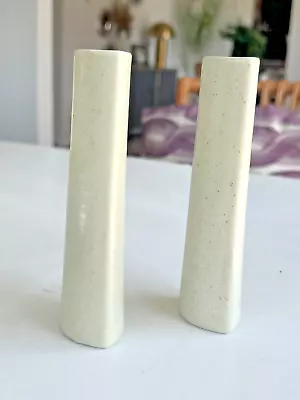 Speckled Mid-Century Modern Salt And Pepper Shakers Ceramic 5.75  • $14.99