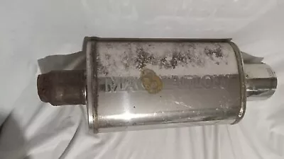 Vintage Magnaflow Chrome Exhaust Muffler In Great Shape • $70