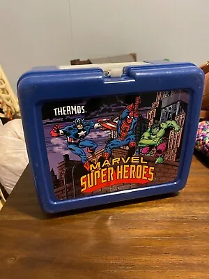 Vintage 90s Marvel Thermos Branch Lunchbox. Used Condition 90s Era Child Lunch  • $10