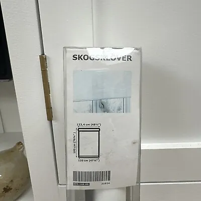 IKEA Skogsklover Cordless Roller Blind White 120cm (471/4) New & Sealed • £49