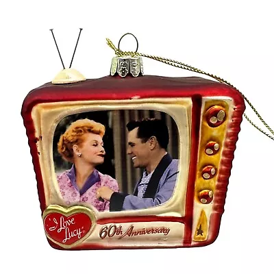 Kurt Adler I Love Lucy Glass Ornament 60 Anniversary Christmas Lucille Ball • $39.99